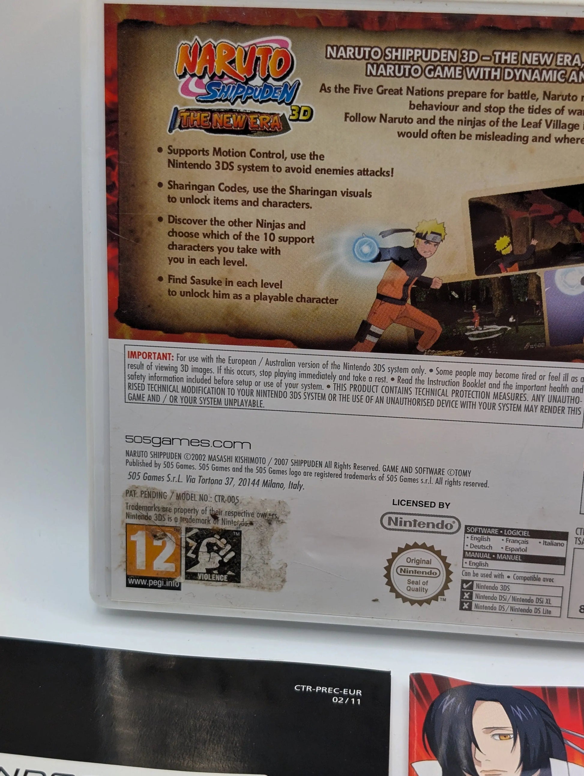 Naruto Shippuden 3D: The New Era - AUS PAL - Nintendo 3DS - Tested & Working FRENLY BRICKS - Open 7 Days
