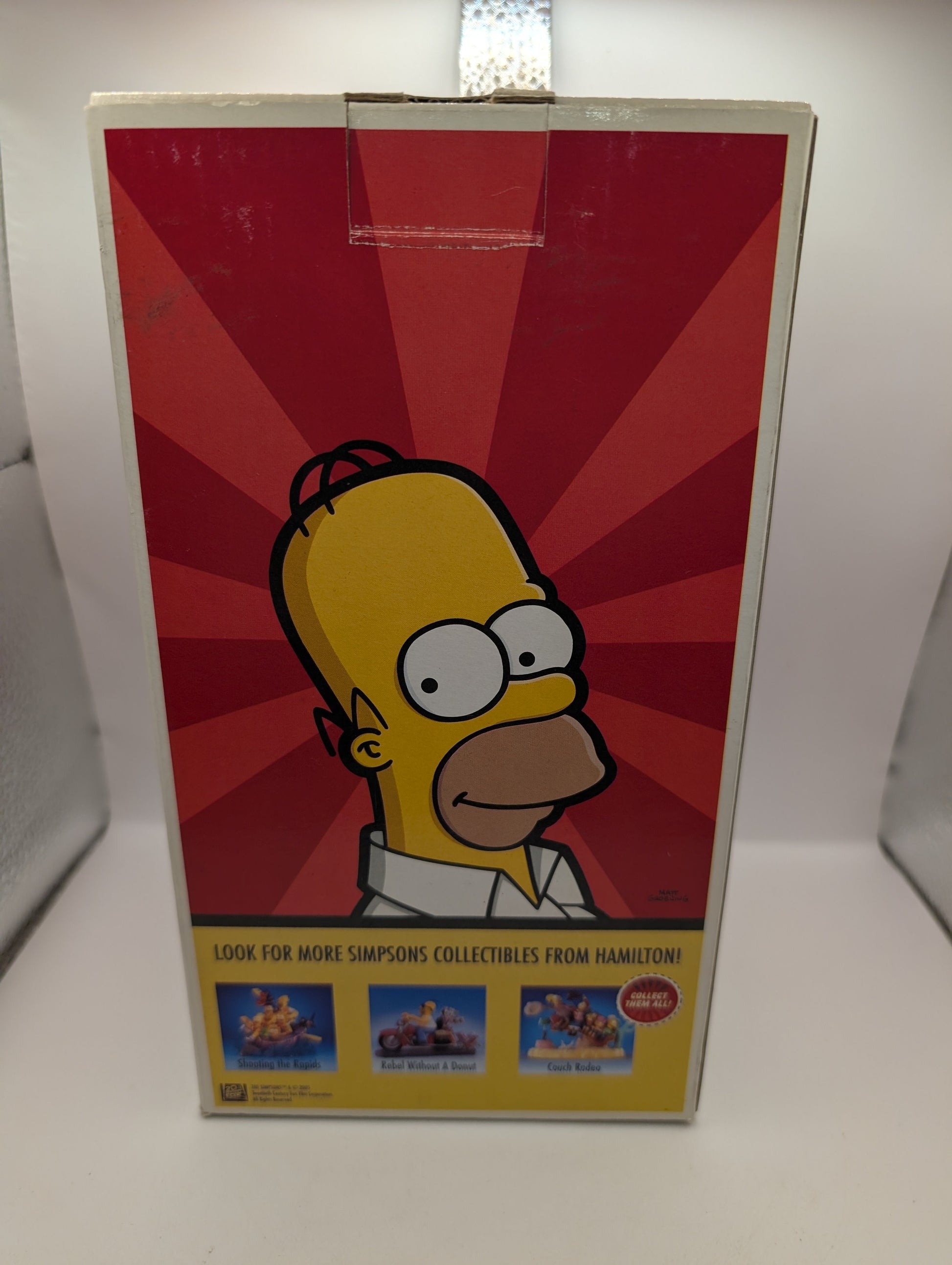 The Simpsons sculpture "Make Way for Willie"  Springfield citizens sculpture with Box FRENLY BRICKS - Open 7 Days