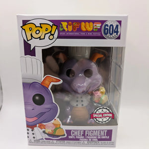 Chef Figment 604 ~ Disney: 2019 Epcot Food & Wine Festival ~ Funko Pop Vinyl FRENLY BRICKS - Open 7 Days