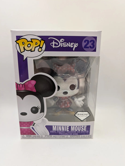 Funko Pop! Disney: Minnie Mouse #23 Diamond Collection - Exclusive Glitter Glam FRENLY BRICKS - Open 7 Days