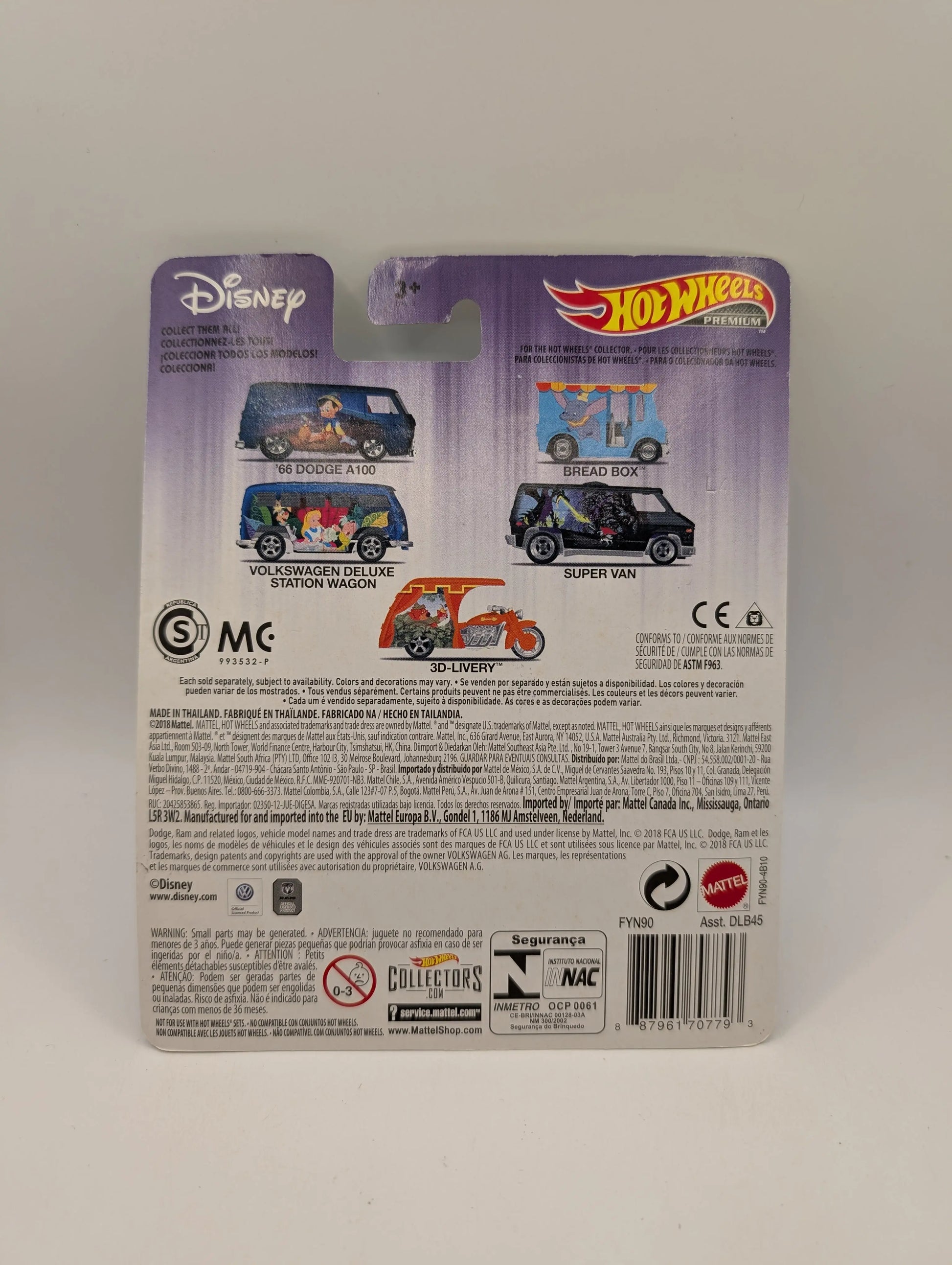 HOTWHEELS POP CULTURE WALT DISNEY'S - *SLEEPING BEAUTY* SUPER VAN #4/5 NEW! HTF FRENLY BRICKS - Open 7 Days