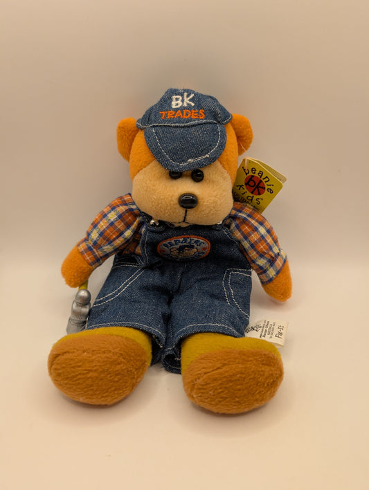 BEANIE KIDS FIX-IT THE HANDY BEAR (RETIRED) FRENLY BRICKS - Open 7 Days