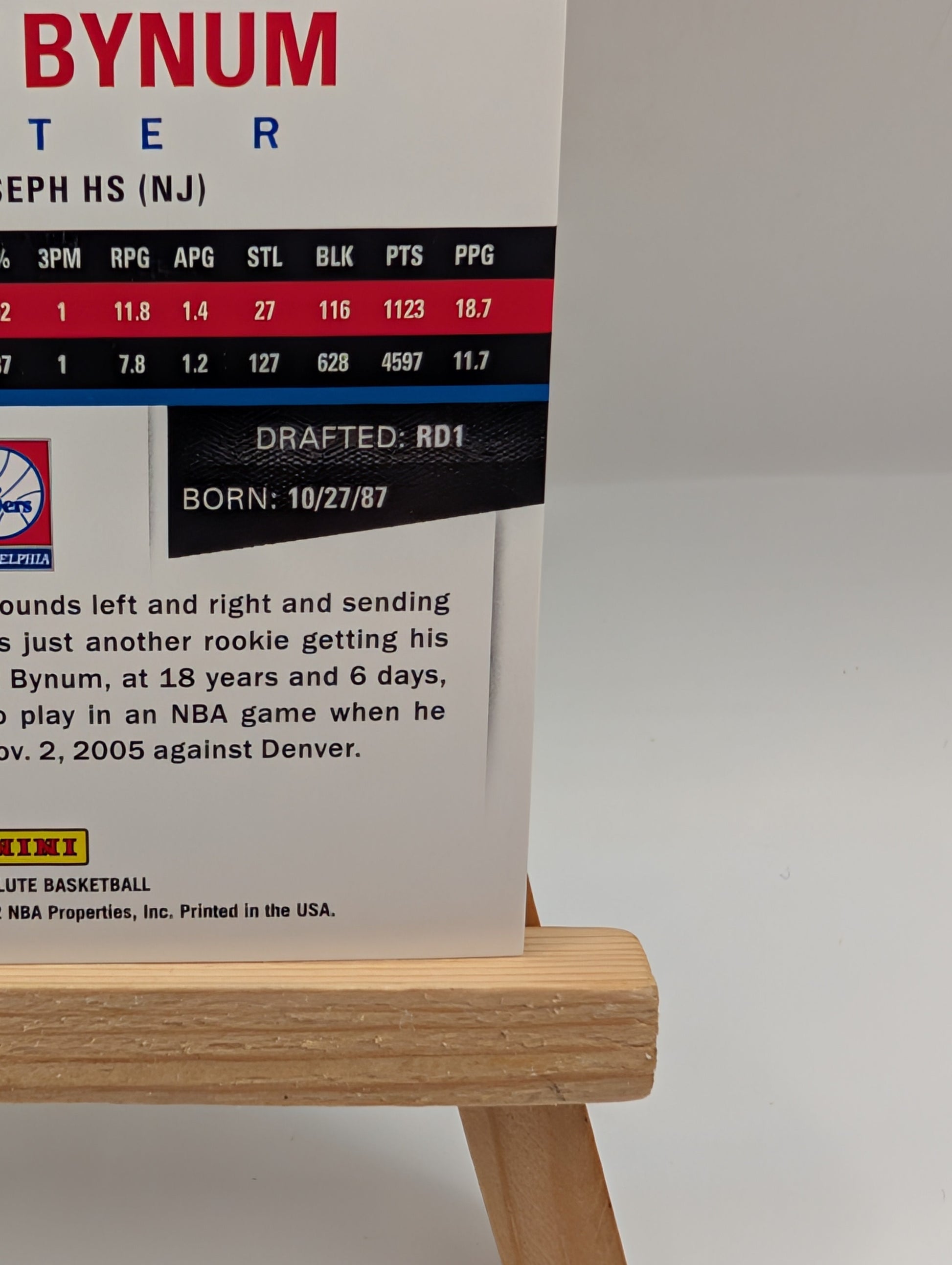 ANDREW BYNUM 2012-13 PANINI ABSOLUTE SPECTRUM 1/1 SSP 76ers FRENLY BRICKS - Open 7 Days