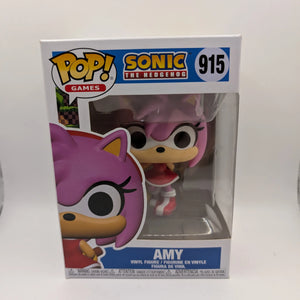 Funko Pop! Games Sonic the Hedgehog 915 Amy Vinyl FRENLY BRICKS - Open 7 Days