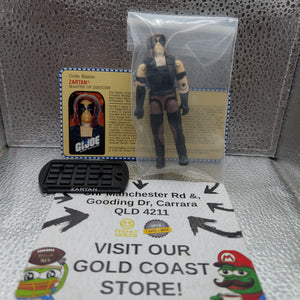 GI JOE~ 2001 ZARTAN ~ SPY EXCELLENT~ 100% complete & CARD 2000 FRENLY BRICKS - Open 7 Days