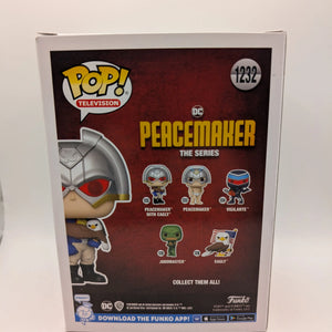 Peacemaker: The Series Peacemaker with Eagly Pop! Vinyl Figure #1232 OE FRENLY BRICKS - Open 7 Days