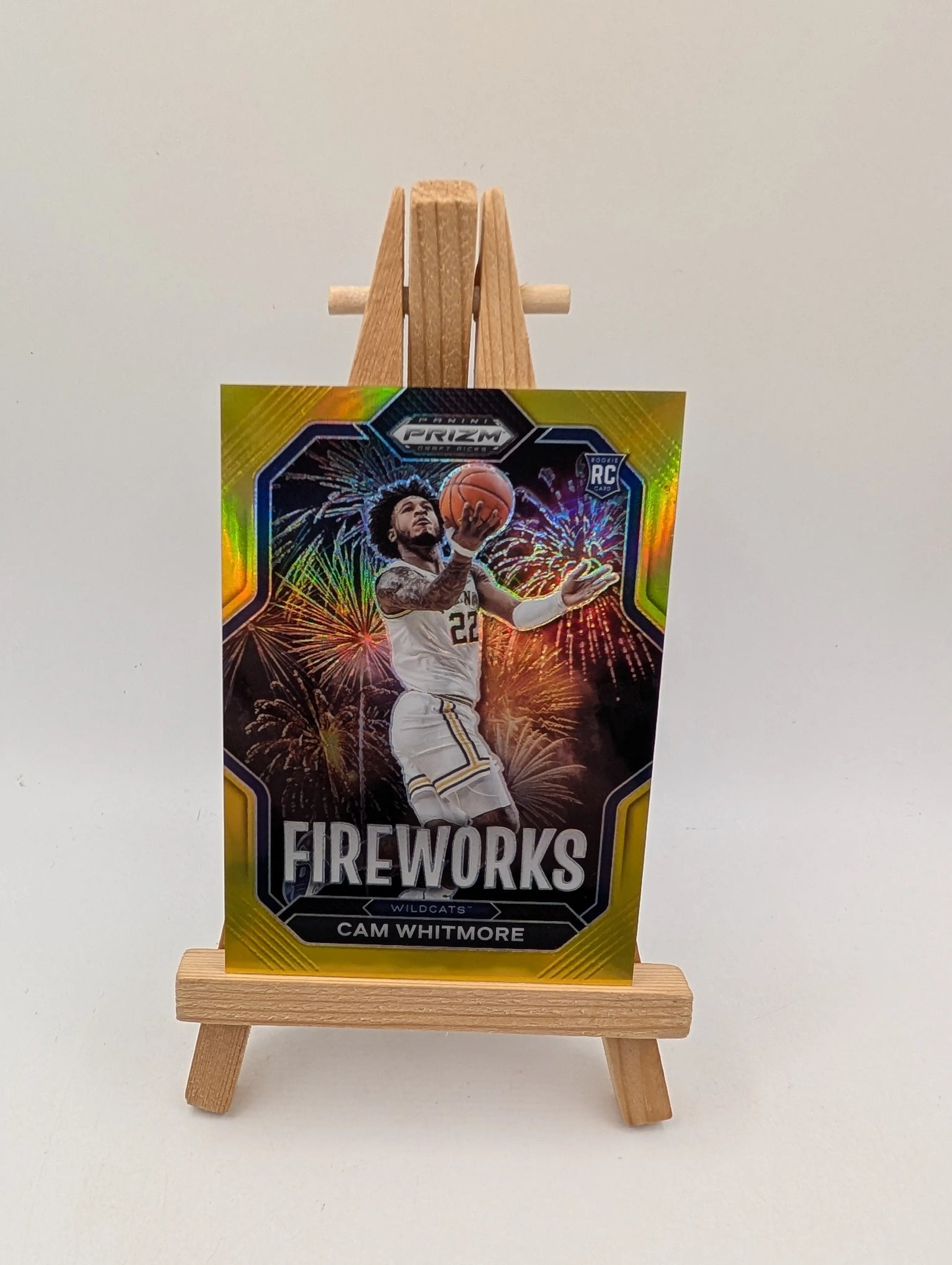 2023-24 Prizm Draft Cam Whitmore Fireworks RC Rookie SP #8 VILLANOVA ROCKETS /10 FRENLY BRICKS - Open 7 Days