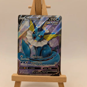 Pokémon TCG Vaporeon V Evolving Skies 172/203 Holo Ultra Rare FRENLY BRICKS - Open 7 Days