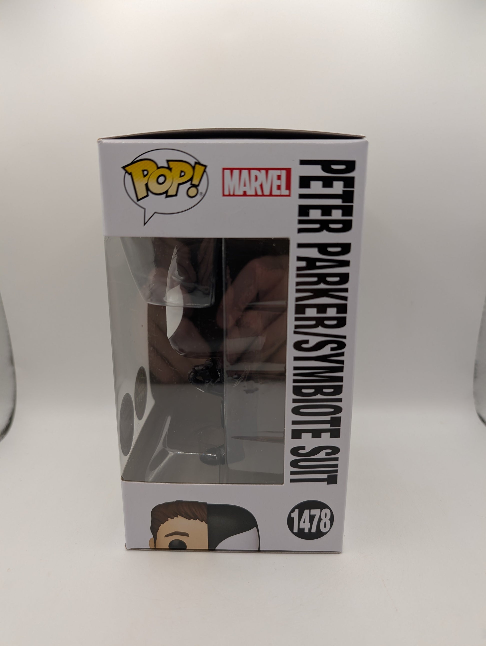 Marvel #1478 Peter Parker/Symbiote Suit CHASE Funko Pop FRENLY BRICKS - Open 7 Days