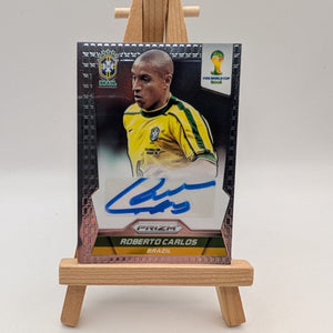 2014 Panini Prizm World Cup - Roberto Carlos  Signature #S-RC (AU) FRENLY BRICKS - Open 7 Days