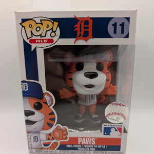 PAWS #11 Funko Pop! Sports (Vaulted) Detroit Tigers MLB Baseball RARE FRENLY BRICKS - Open 7 Days