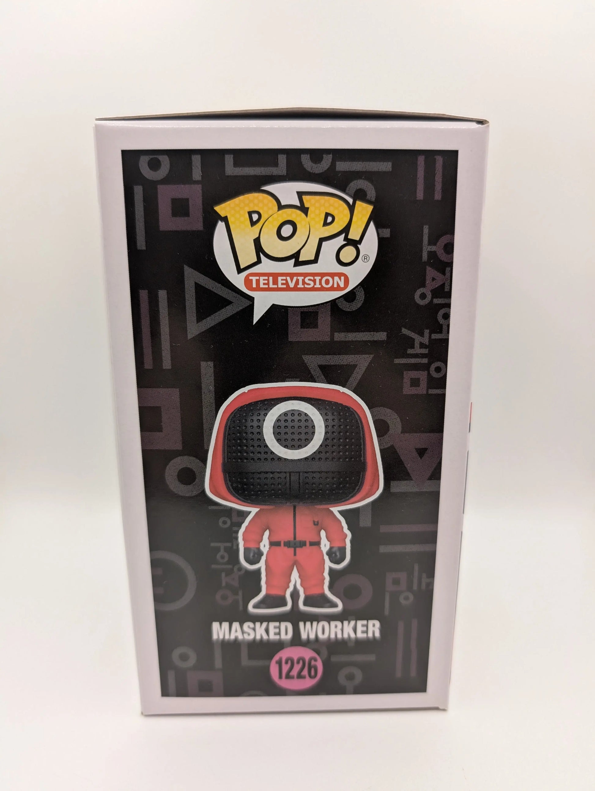 Funko Pop! Vinyl - Squid Game - Red Soldier (Circle Mask) Masked Worker #1226 FRENLY BRICKS - Open 7 Days