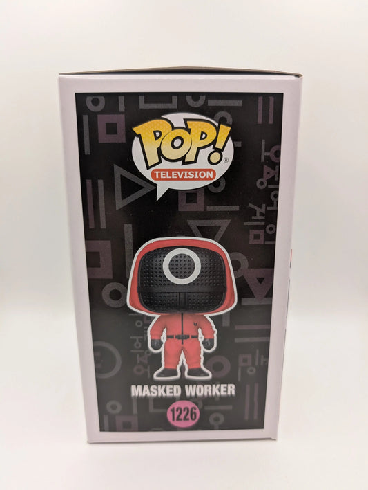 Funko Pop! Vinyl - Squid Game - Red Soldier (Circle Mask) Masked Worker #1226 FRENLY BRICKS - Open 7 Days