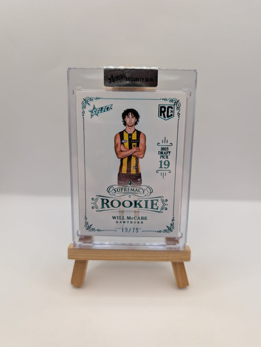 2024 SELECT AFL SUPREMACY ROOKIE RC WILL MCCABE /75 FRENLY BRICKS - Open 7 Days