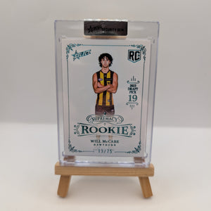 2024 SELECT AFL SUPREMACY ROOKIE RC WILL MCCABE /75 FRENLY BRICKS - Open 7 Days