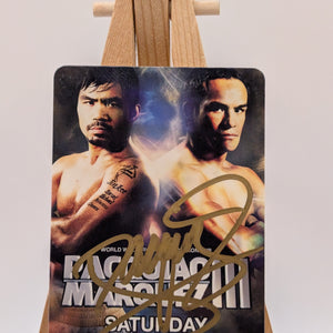 Manny Pacquiao Boxing Signed 2011  Key Card AUTO FRENLY BRICKS - Open 7 Days