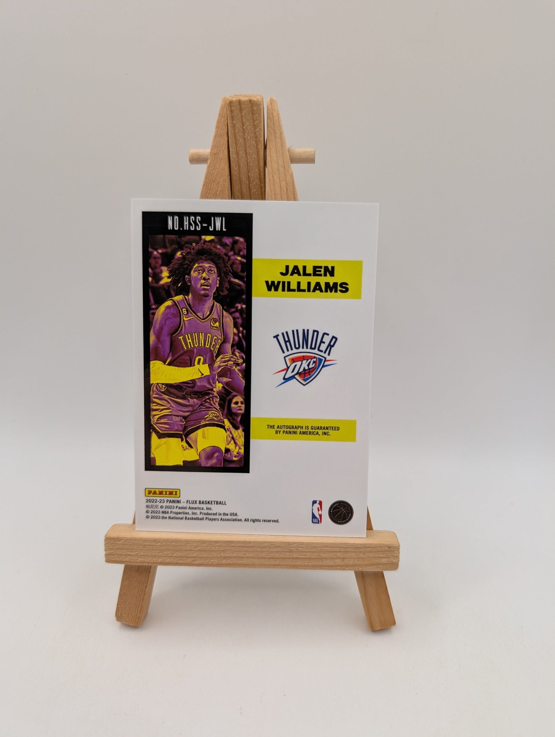 2022-23 Panini Flux Jalen Williams RC Rookie Hot Stock Auto FRENLY BRICKS - Open 7 Days