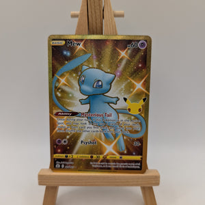 MEW 025/025 HOLO RARE CELEBRATIONS POKEMON FRENLY BRICKS - Open 7 Days
