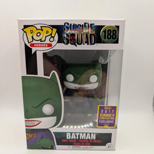 Funko POP! Vinyl Suicide Squad Batman #188 Convention Exclusive FRENLY BRICKS - Open 7 Days