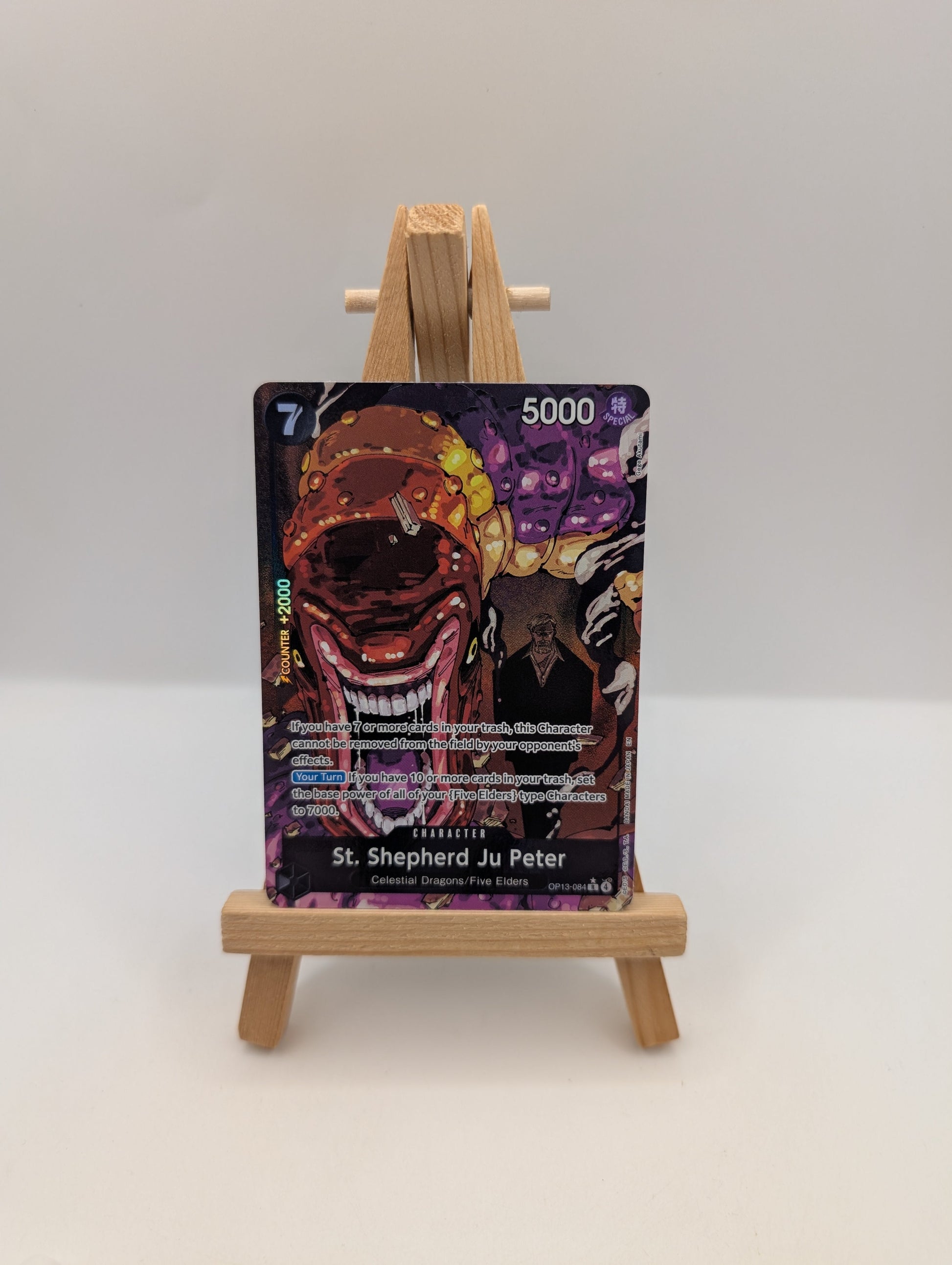 One Piece TCG St. Shepherd Ju Peter OP13-084 Alt Art English NM FRENLY BRICKS - Open 7 Days