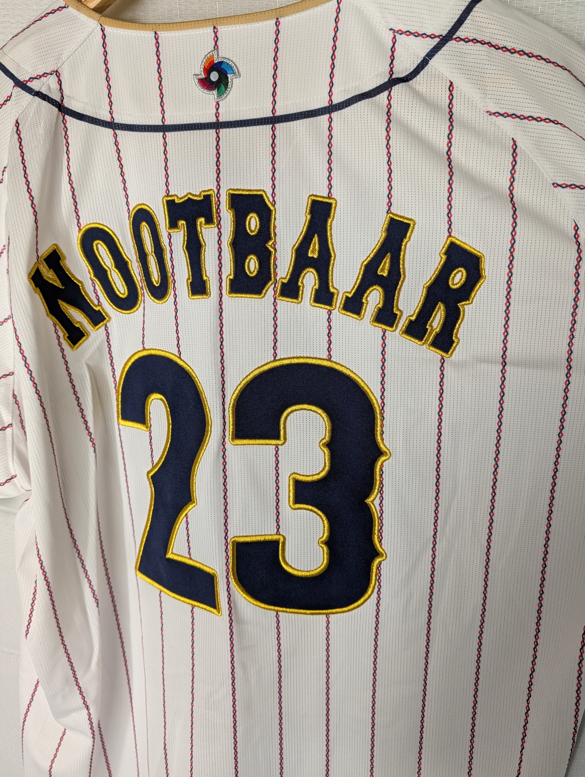 WBC Mizuno Samurai Japan "Nootbaar #23" White Home XL Jersey
