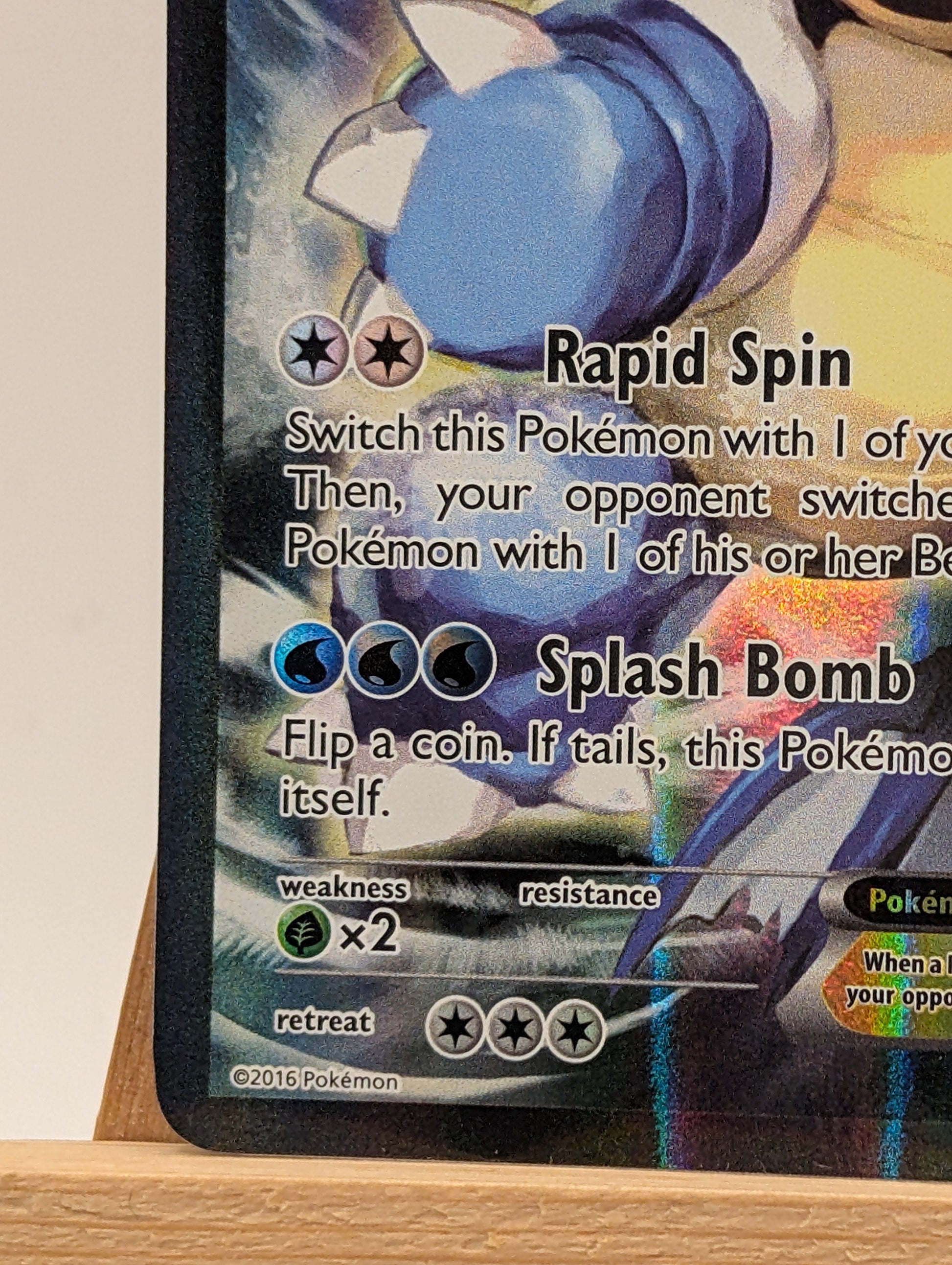 Blastoise EX XY122 XY Holo Black Star Promo 2016 - Pokemon TCG Card LP-MP FRENLY BRICKS - Open 7 Days