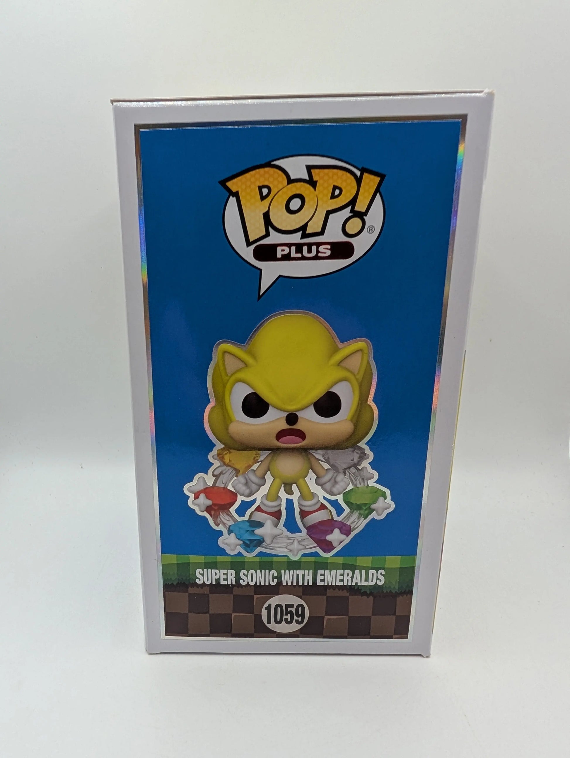 Funko Pop Sonic The Hedgehog - Super Sonic with Emeralds (Flocked) #1059 FRENLY BRICKS - Open 7 Days