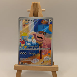 POKEMON TCG - Lickitung 180/162 SV05 Temporal Forces - Illustration Rare FRENLY BRICKS - Open 7 Days