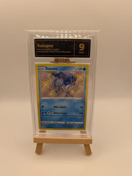 2021 Pokemon SWSH Suicune Holo Shining Fates #SV022 Graded 9 FRENLY BRICKS - Open 7 Days