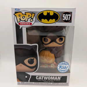 DC Comics - Catwoman with Pumpkin Pop! Vinyl Figure (RS) #507 Funko FRENLY BRICKS - Open 7 Days