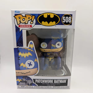 DC Comics - Patchwork Batman Pop! Vinyl Figure #508 FRENLY BRICKS - Open 7 Days