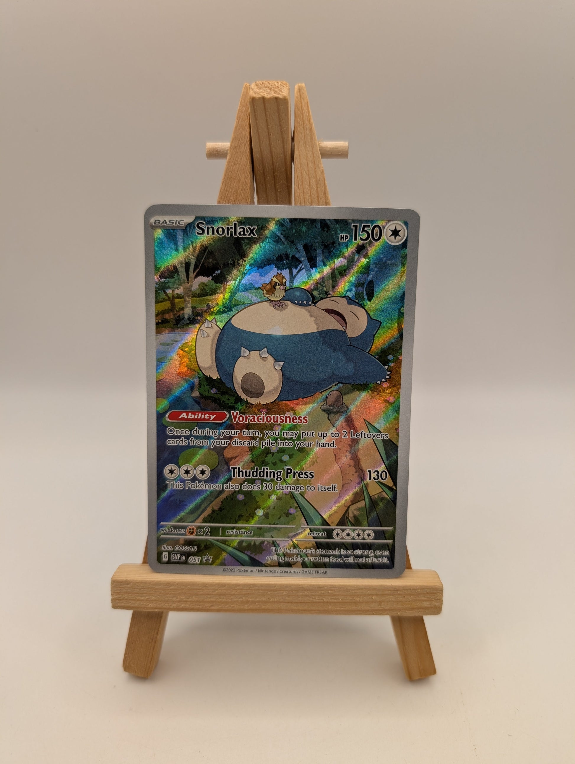 Snorlax SVP051 Scarlet & Violet 151 ETA Black Star Promo Pokemon TCG FRENLY BRICKS - Open 7 Days
