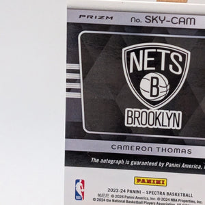 2023-24 Panini Spectra - Sky High Signatures Cameron Thomas #SKY-CAM /99 Auto. FRENLY BRICKS - Open 7 Days