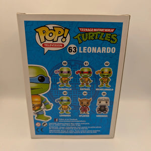 Teenage Mutant Ninja Turtles Leonardo 63 Funko Pop Vinyl Figure FRENLY BRICKS - Open 7 Days