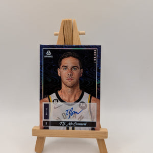 2022-23 Panini Chronicles Luminance TJ McConnell /25 Auto Portrait FRENLY BRICKS - Open 7 Days