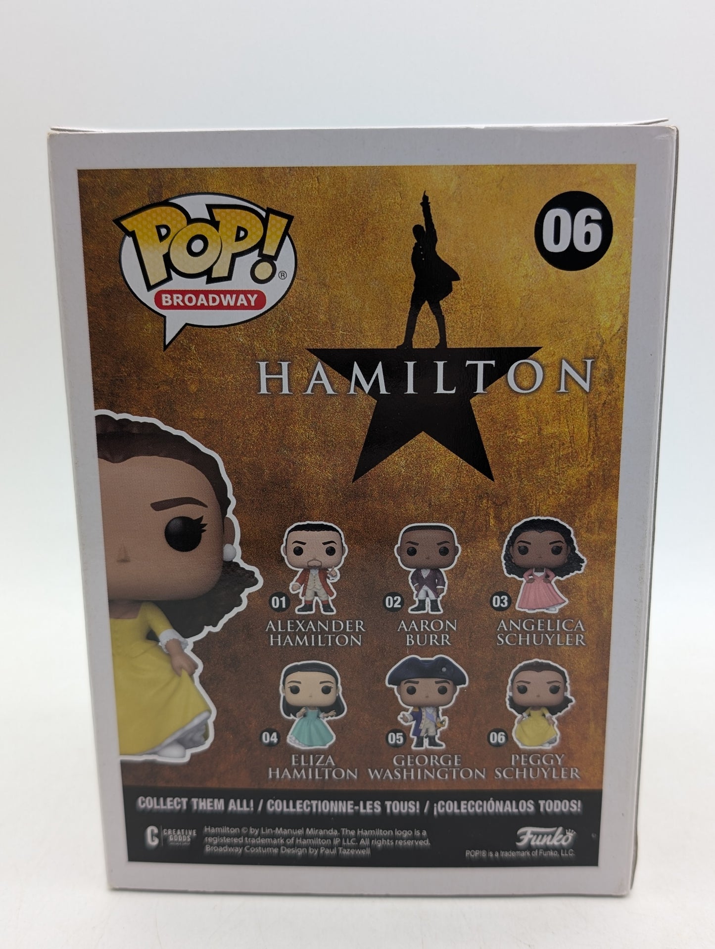 Funko Pop! Vinyl: Peggy Schuyler #06 Hamilton Collectible Figure