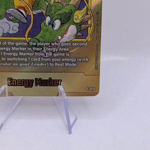 Dragon Ball Super Energy Marker #E-42 Gold Fusion World 2025 FRENLY BRICKS - Open 7 Days