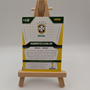 2014 Panini Prizm World Cup - Roberto Carlos  Signature #S-RC (AU) FRENLY BRICKS - Open 7 Days