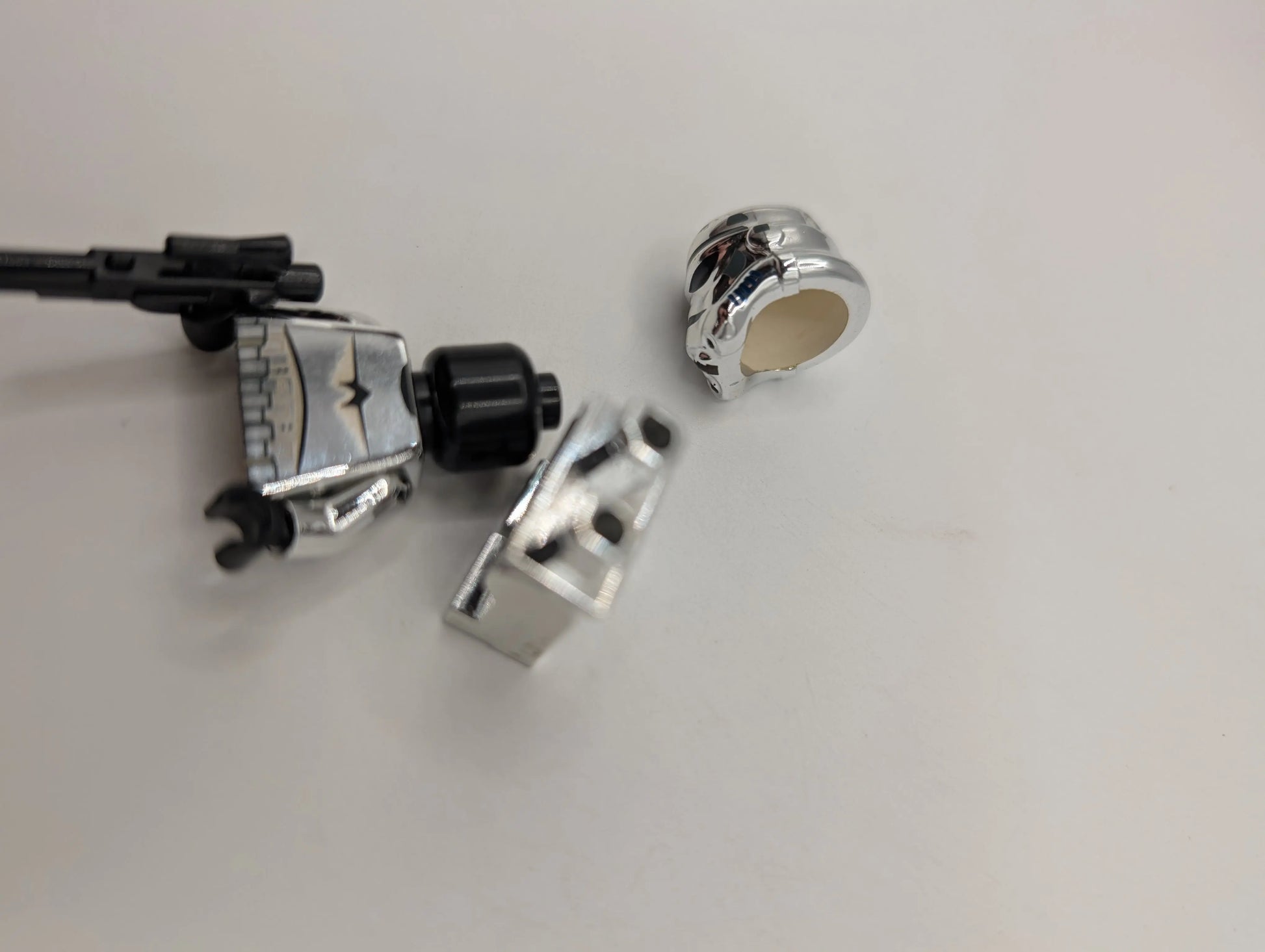 2009 LEGO Star Wars Stormtrooper Chrome Silver sw0097 Minifigure (Excellent) FRENLY BRICKS - Open 7 Days