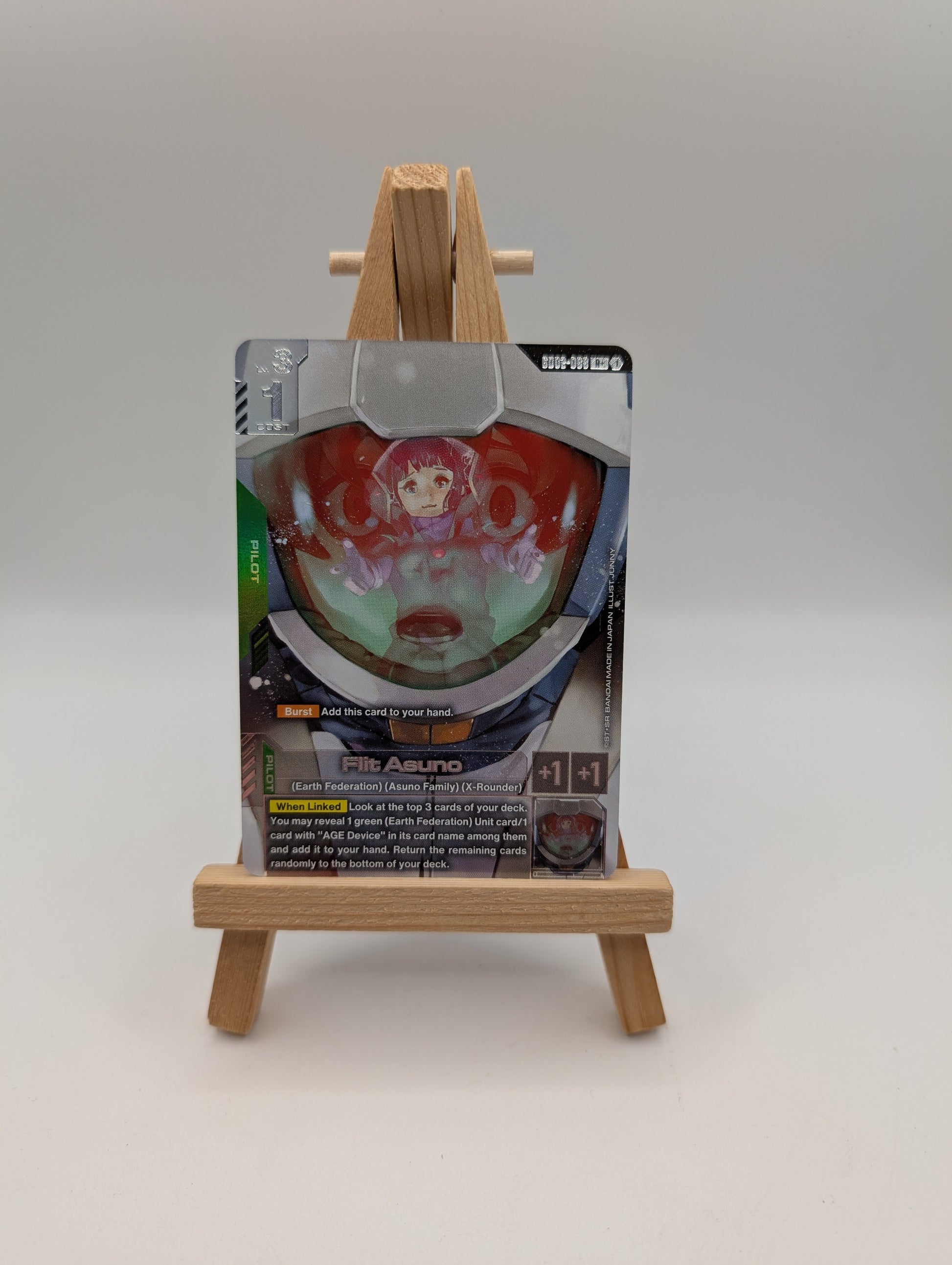 [GD02-088](R+) Flit Asuno {Alt Art} {Foil} (2) FRENLY BRICKS - Open 7 Days