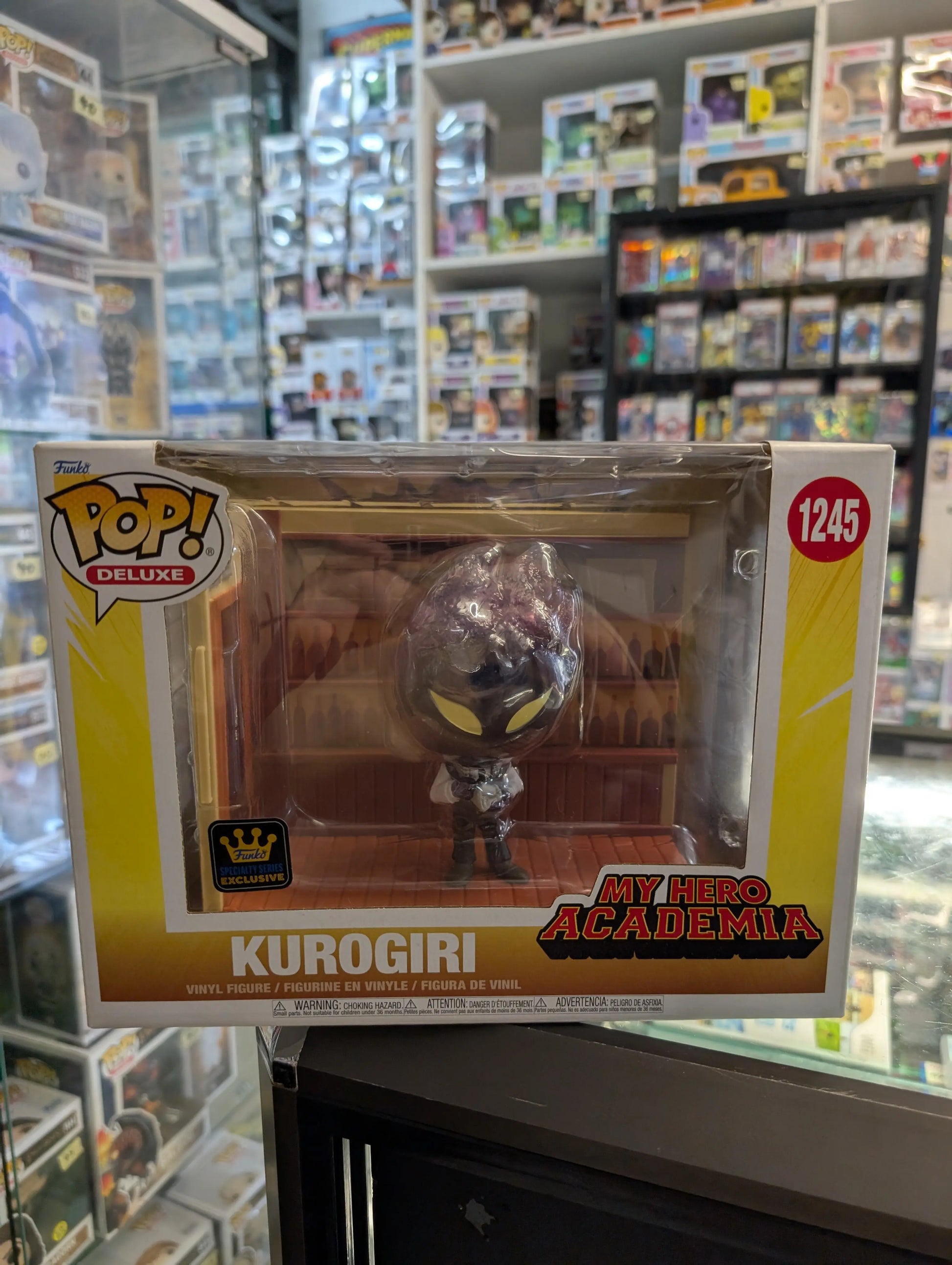 Funko Pop My Hero Academia Kurogiri Exclusive Deluxe Vinyl Figure 1245 FRENLY BRICKS - Open 7 Days