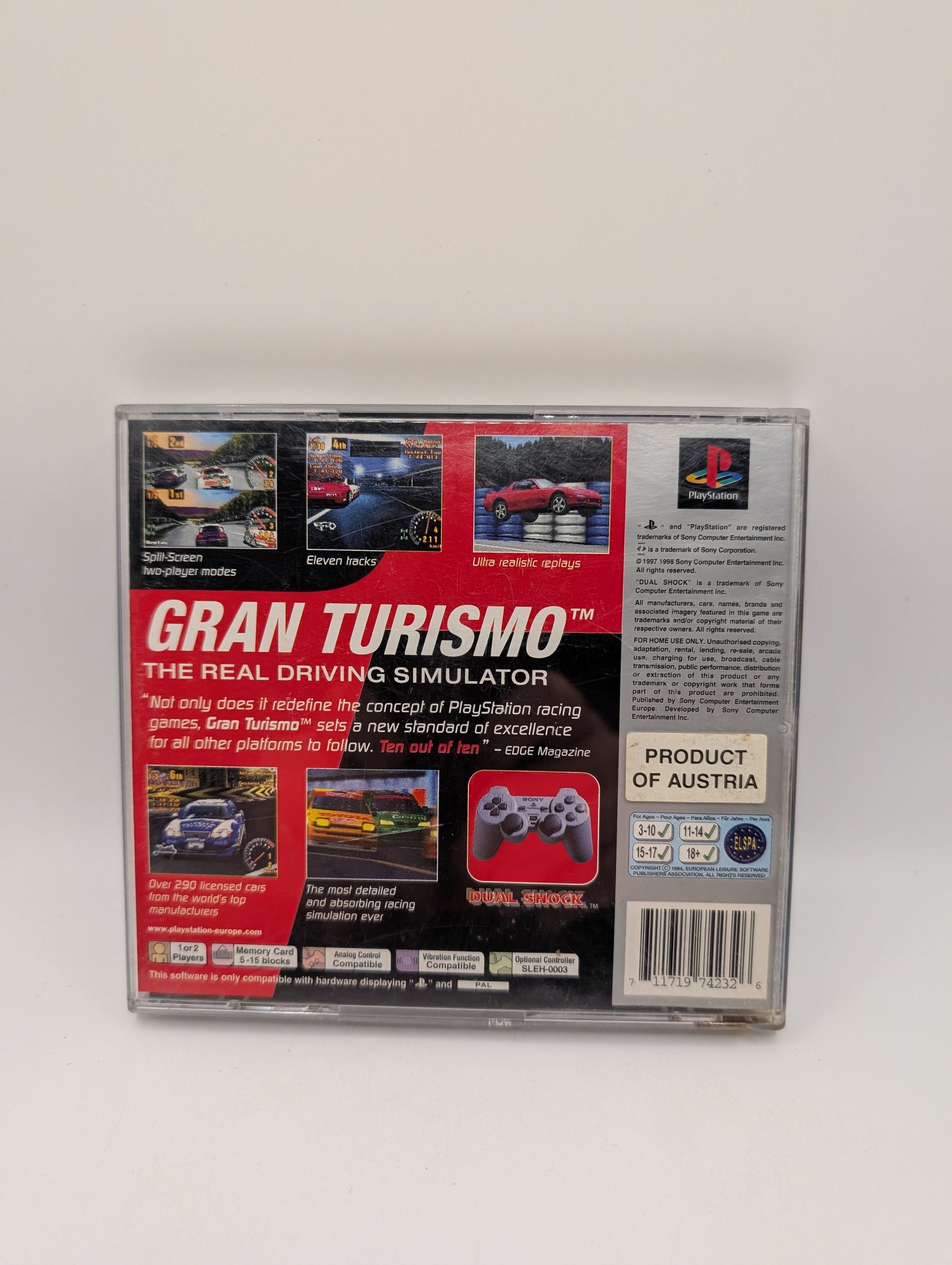 Gran Turismo + Manual - Sony PlayStation 1 PS1 PAL Complete FRENLY BRICKS - Open 7 Days