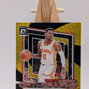 2023-24 Donruss Optic Opti-Graphs #OG-MUR Dejounte Murray Black Gold Mojo /8 SSP FRENLY BRICKS - Open 7 Days