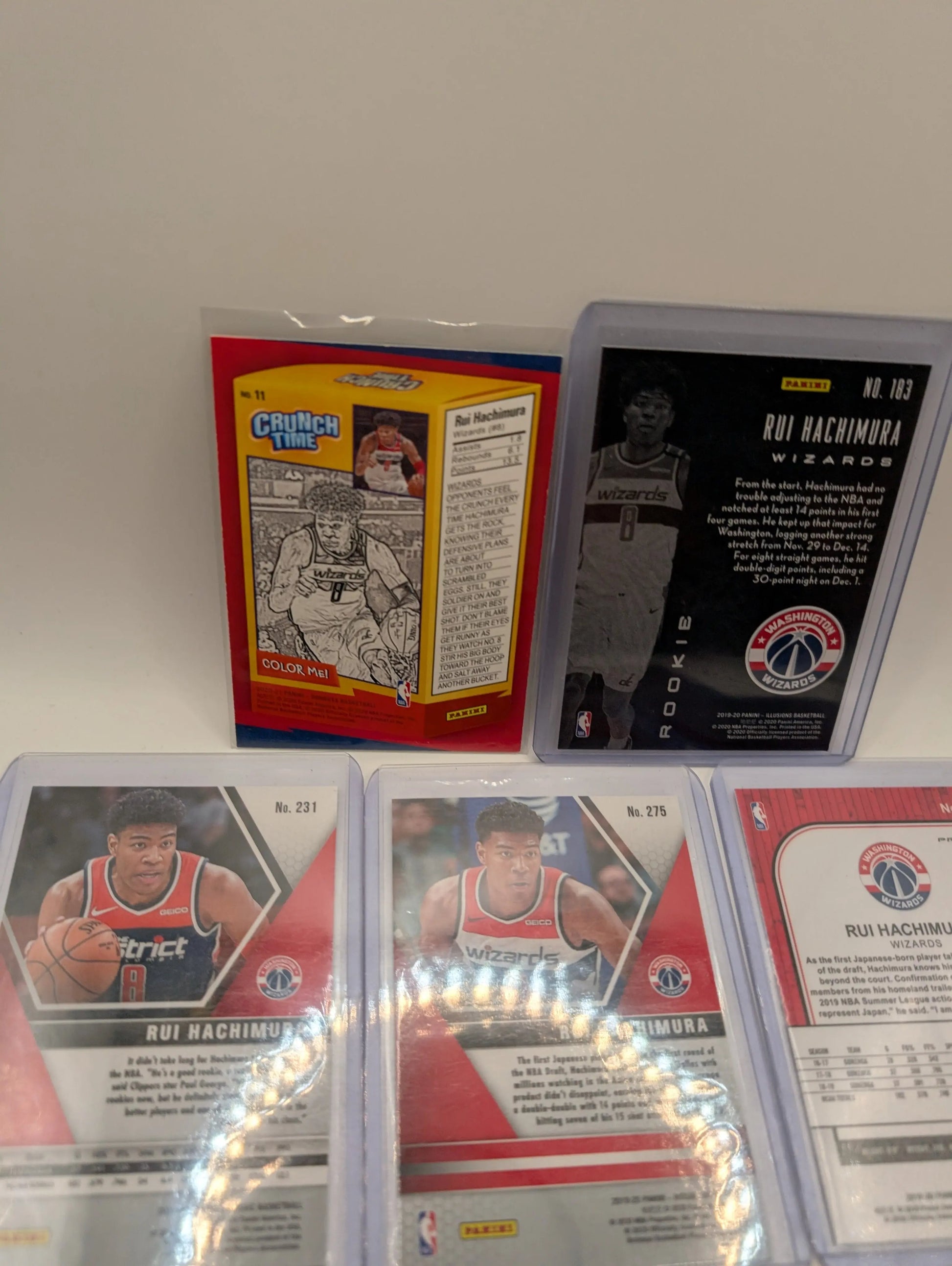Rui Hachimura 2019/20 Rookie Lot, Wizards, donruss, mosaic, hoops, optic lot FRENLY BRICKS - Open 7 Days