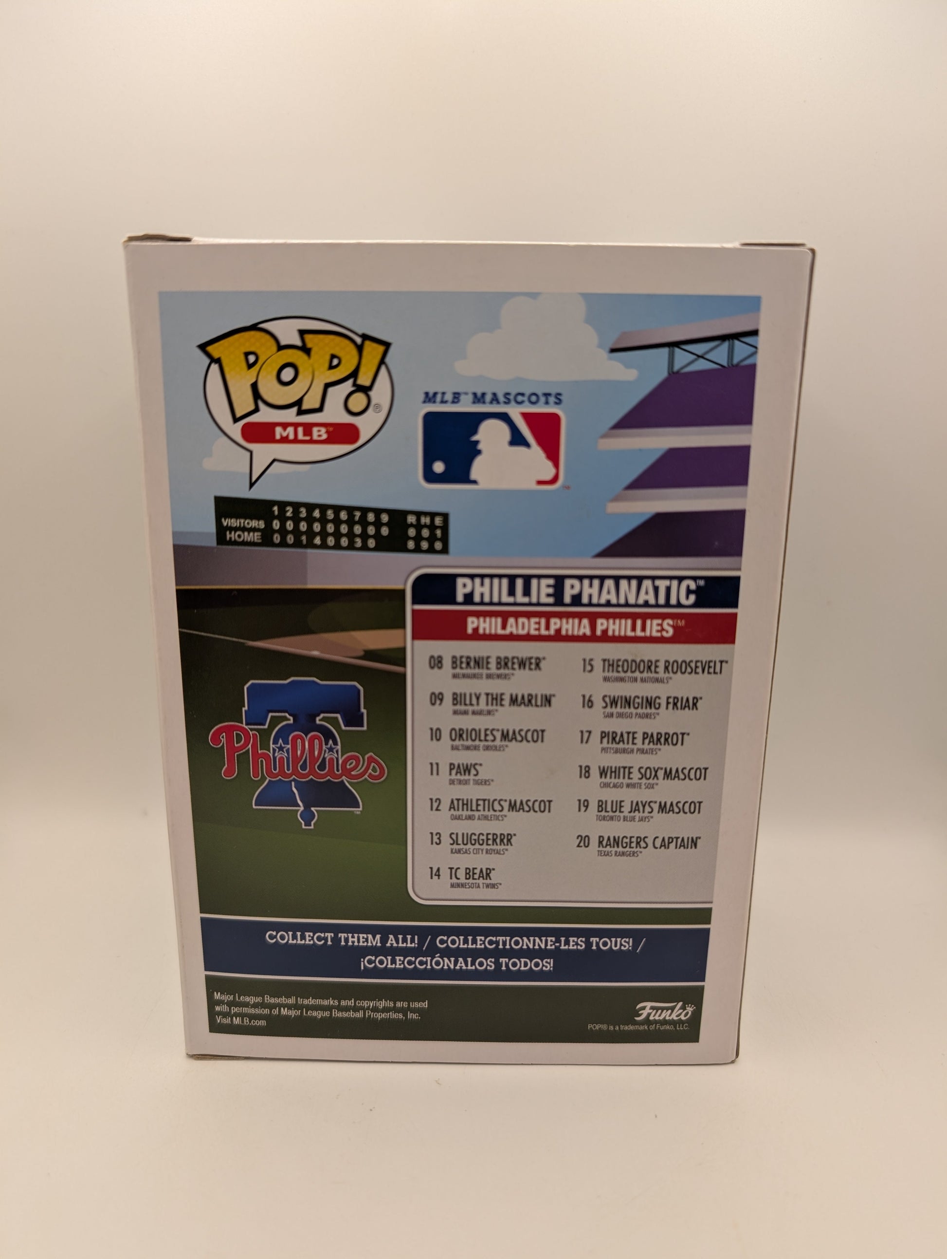 Funko Pop Phillie Phanatic #05 MLB Mascots Philadelphia Phillies Vaulted FRENLY BRICKS - Open 7 Days