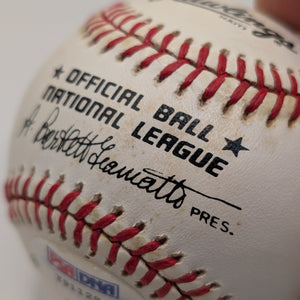PETE ROSE CINCINNATI REDS  AUTOGRAPHED BART GIAMIATTI  BASEBALL BIG RED MACHINE FRENLY BRICKS - Open 7 Days