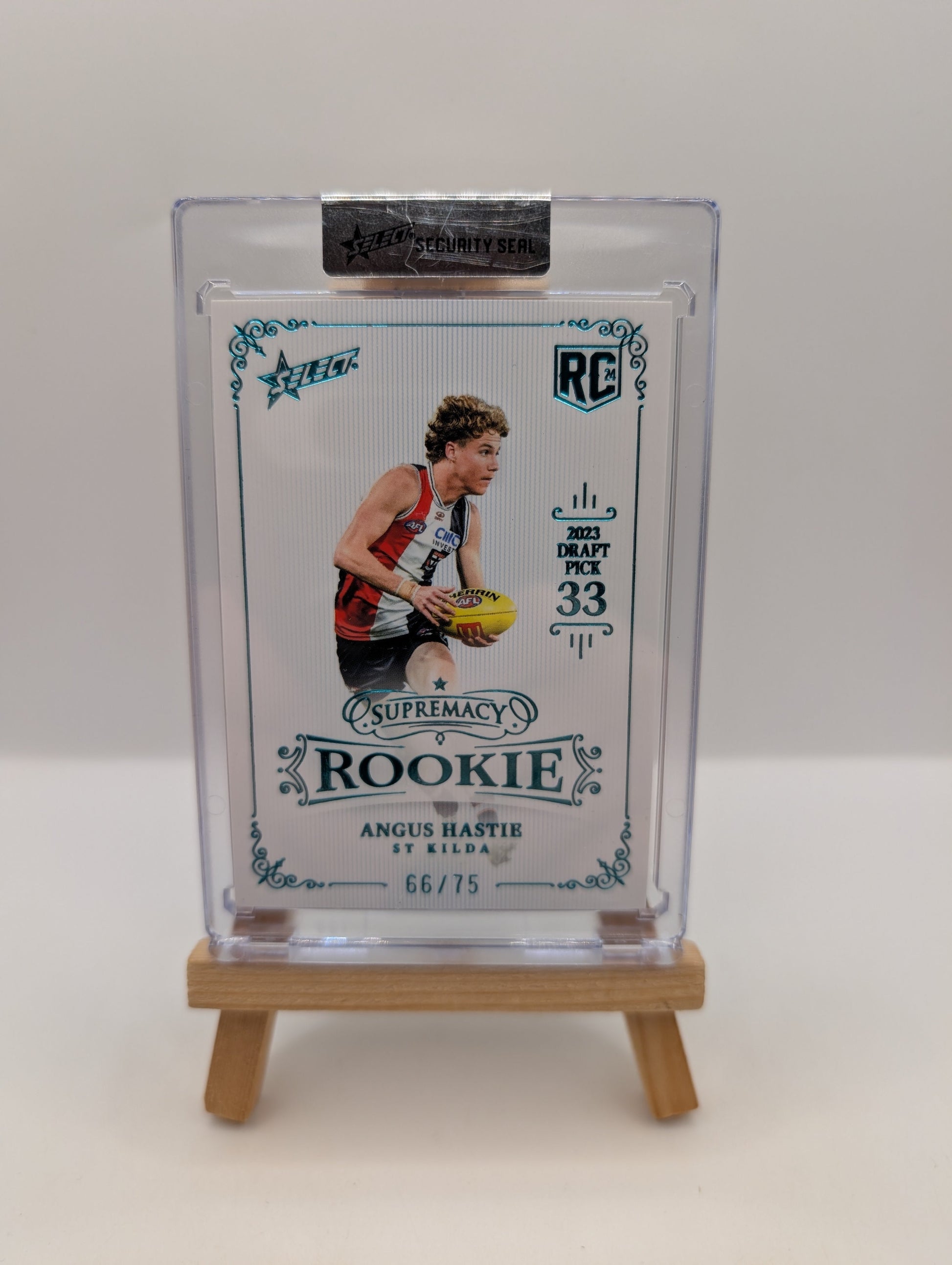 2024 AFL SELECT SUPREMACY ROOKIE ANGUS HASTIE BLUE /75  ST KILDA FRENLY BRICKS - Open 7 Days