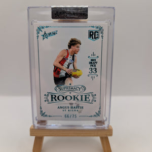 2024 AFL SELECT SUPREMACY ROOKIE ANGUS HASTIE BLUE /75  ST KILDA FRENLY BRICKS - Open 7 Days
