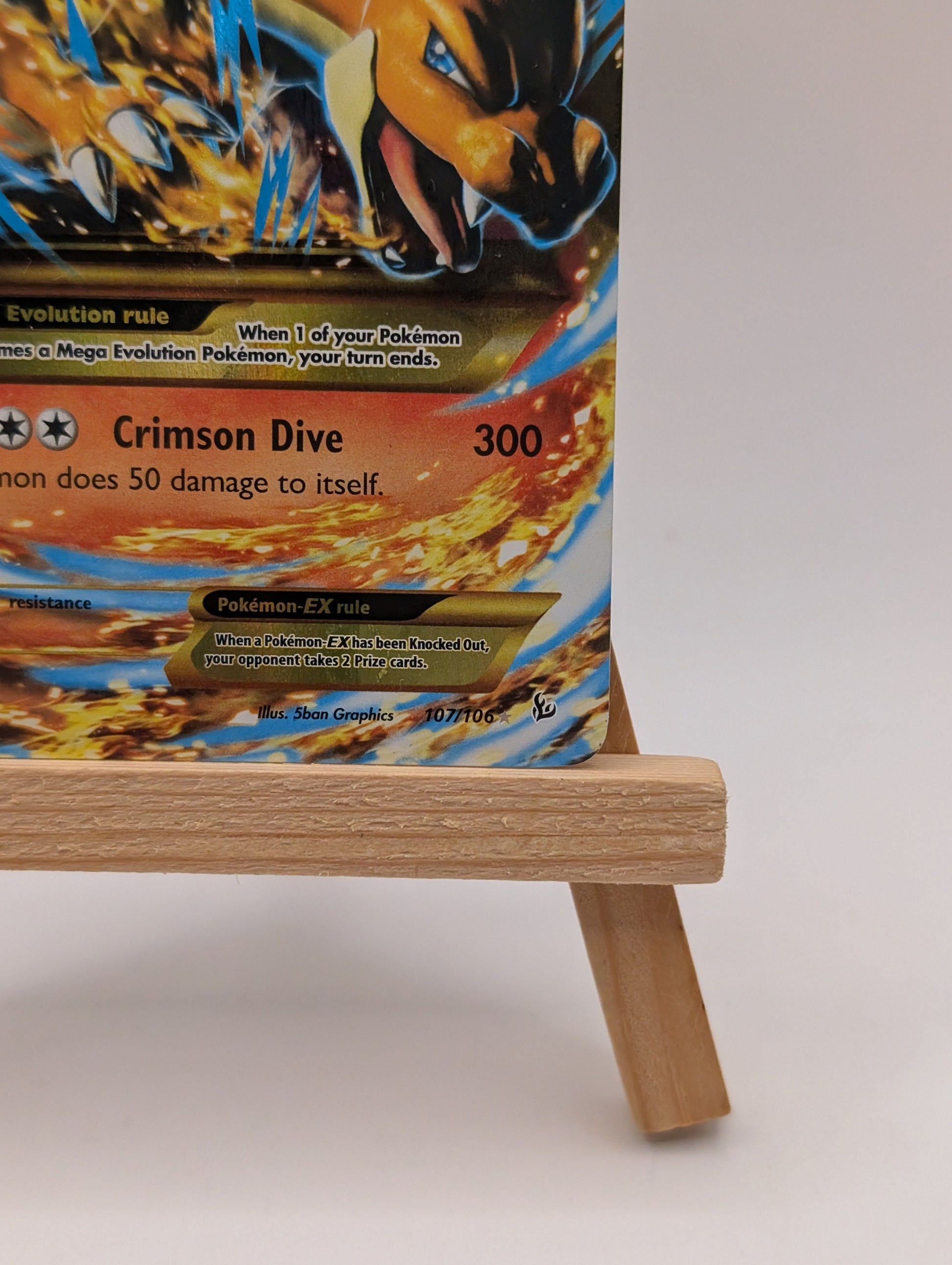 Pokemon M Charizard EX Y Mega Full Art Secret Rare Flashfire 107/106 FRENLY BRICKS - Open 7 Days