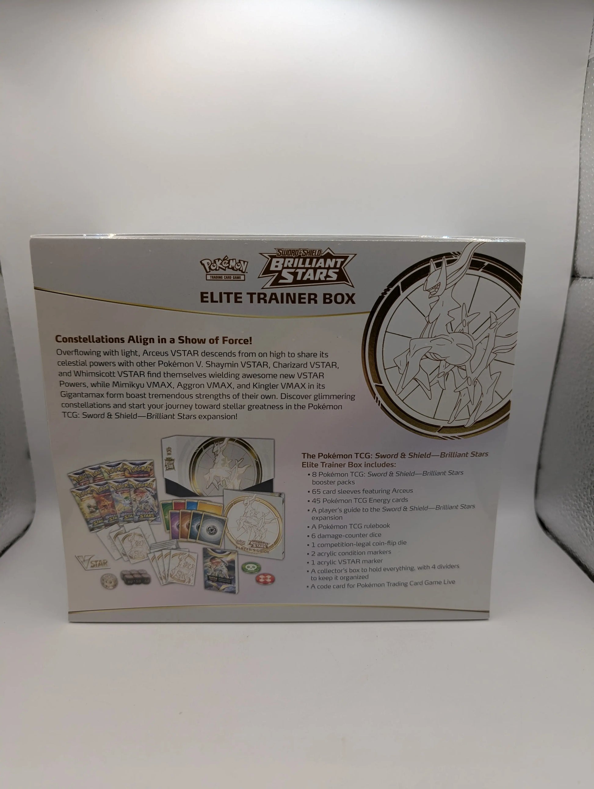 Pokemon TCG Sword & Shield: Brilliant Stars Elite Trainer Box ETB Factory Sealed FRENLY BRICKS - Open 7 Days